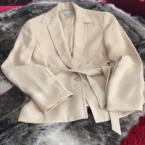 Ann Taylor belted jacket